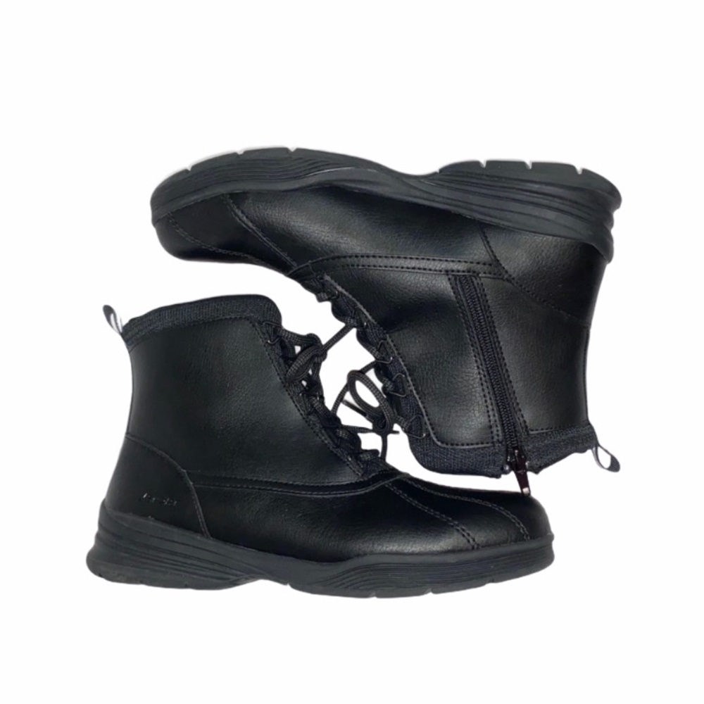 JSport Lion Leather Side Zip Ankle Boots Woman’s Size 8